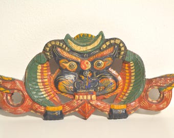 ヴィンテージの木製十字架像 金属製 十字架上のイエス・キリスト