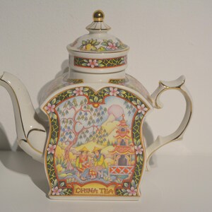 Vintage Sadler tekanna i porslin - tillverkad i England