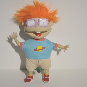 vintage 1997 Chuckie Finster The Rugrats Nickelodeon pull string doll toy
