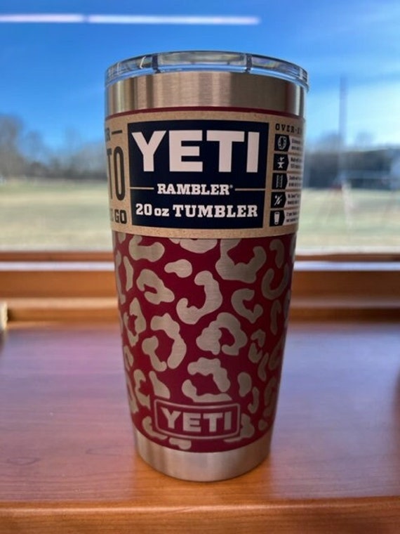 Cheetah Yeti 20oz Travel Mug