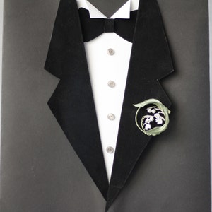 lily of the valley boutonniere for men