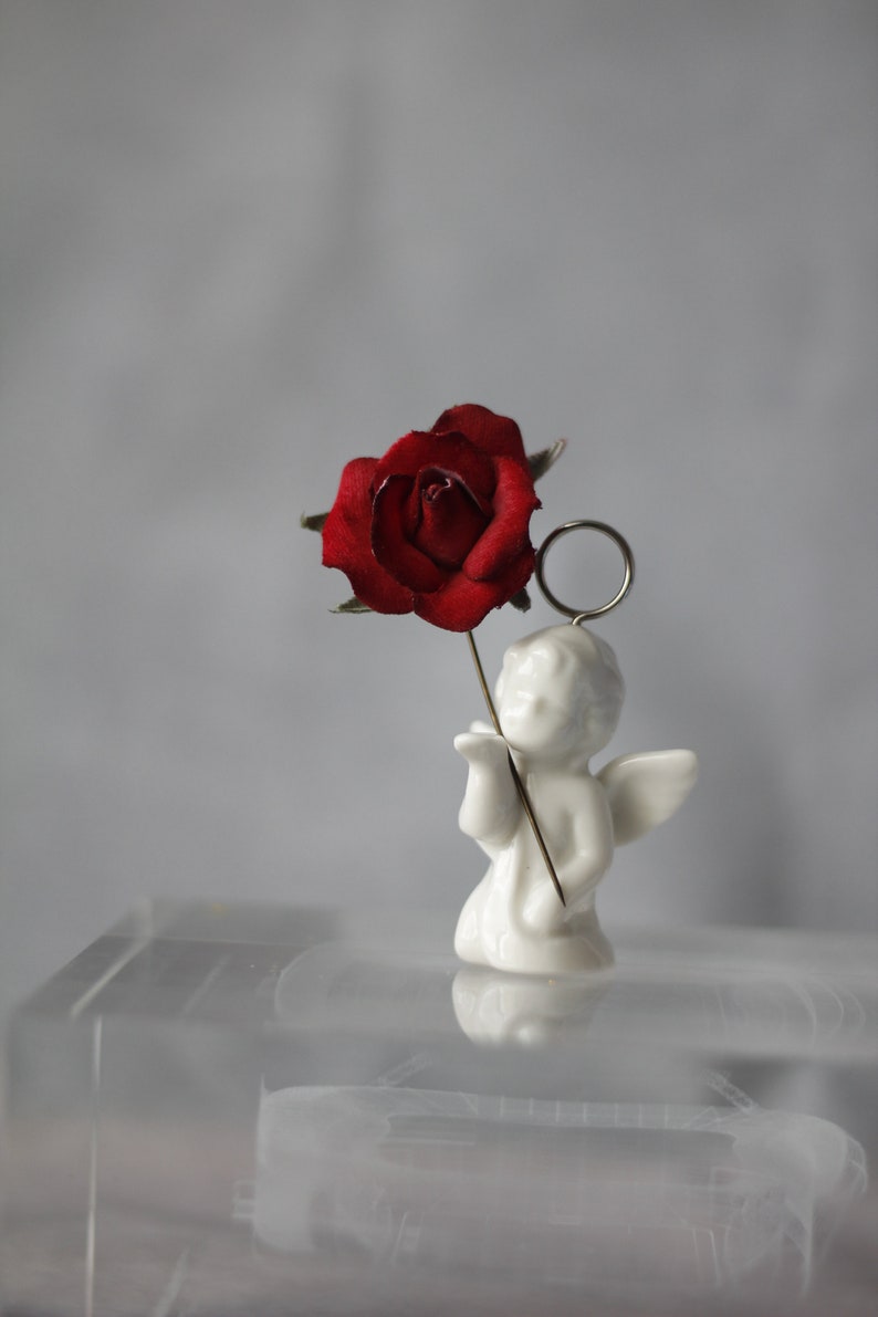 Lapel pins men Mens formal wear Fake boutonniere Rose pin