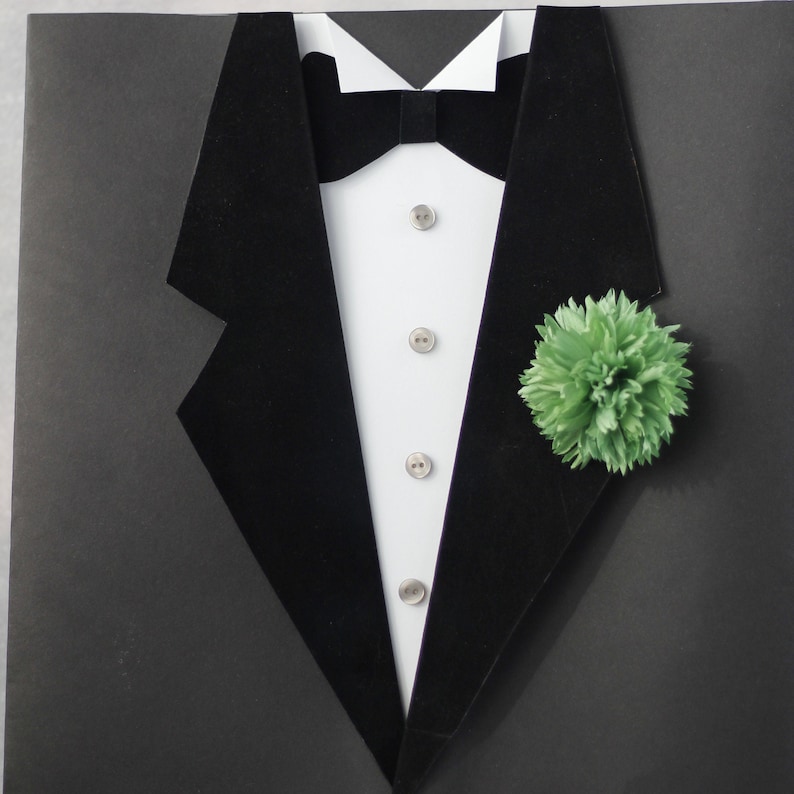 Green Carnation. Oscar Wilde. Buttonhole. Etsy