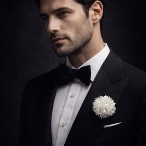 Nelke Boutonniere für Männer