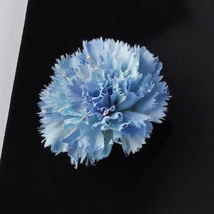 Cornflower pin Boutonniere for men