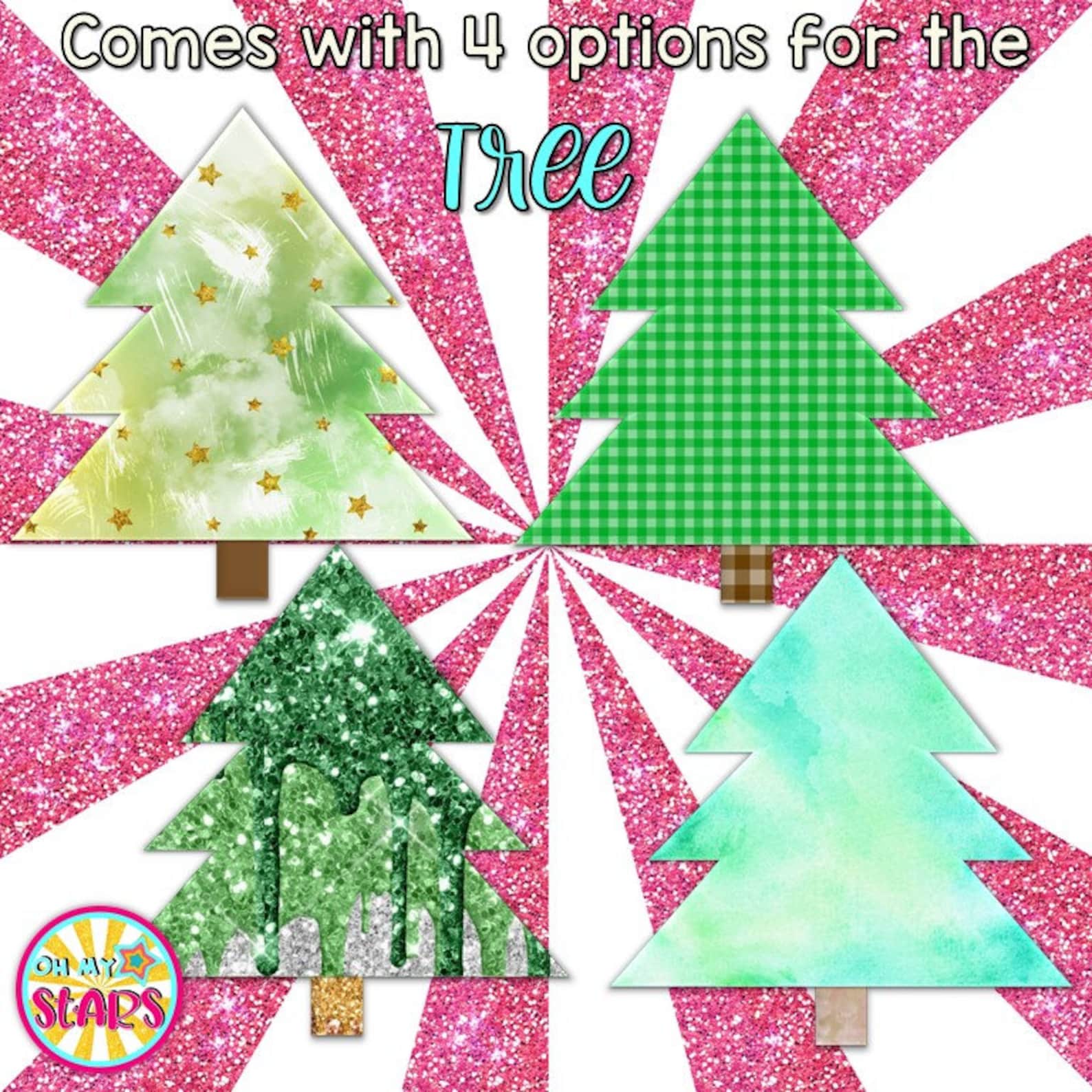 Build a Christmas Tree Online Teaching Reward online ESL Etsy