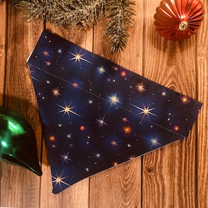 Blue Star Pet Holiday Bandana  Accessory Dog Cat Custom Girl Boy Collar