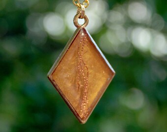 Gold Tinsel Diamond Necklace