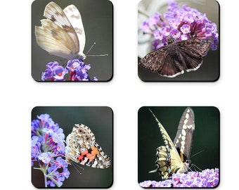 Butterfly Coasters set of 4