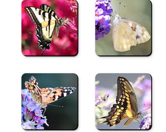 Butterfly Coasters set of 4