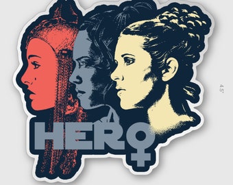 Feminist Star Wars stickers