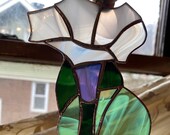 Datura Ornament with Iridescent Purple Accent