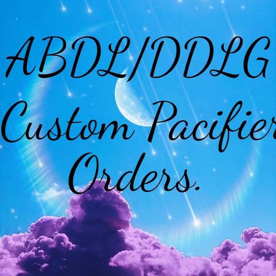 custom adult pacifiers