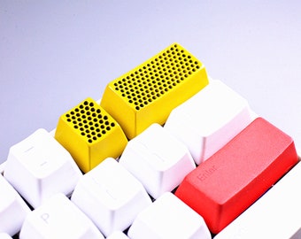 Handmade Beehive Resin Backlit Artisan Keycap R4/ESC Backspace Key Cap OEM Profile for All MX Switch Gaming Mechanical Keyboards