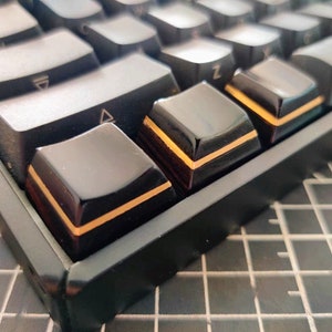 Handmade Ebony Wood &Copper Bar Sandwich Artisan Wooden Keyca,Unique Steady Voice While Clicking,Gift for Him,Gift for Her