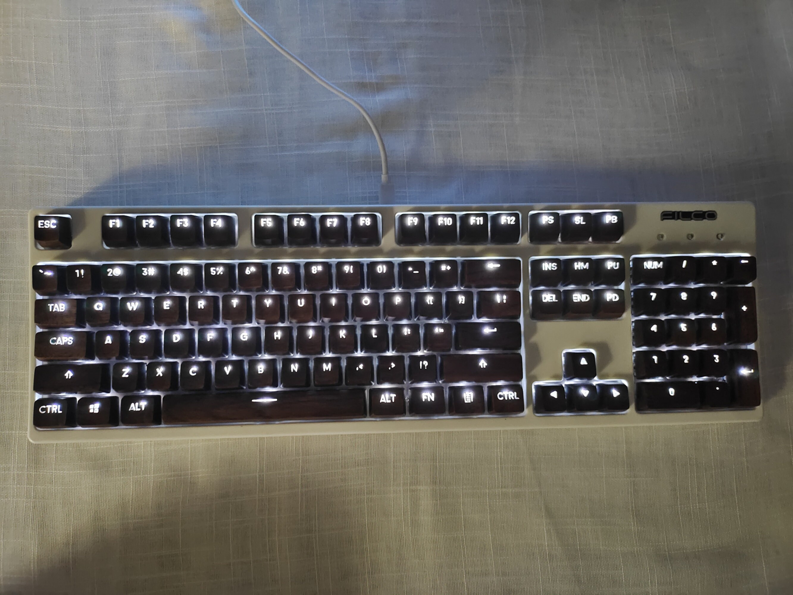 Custom Wooden Full Keycaps Setwalnut Solid Wood & Resin Etsy