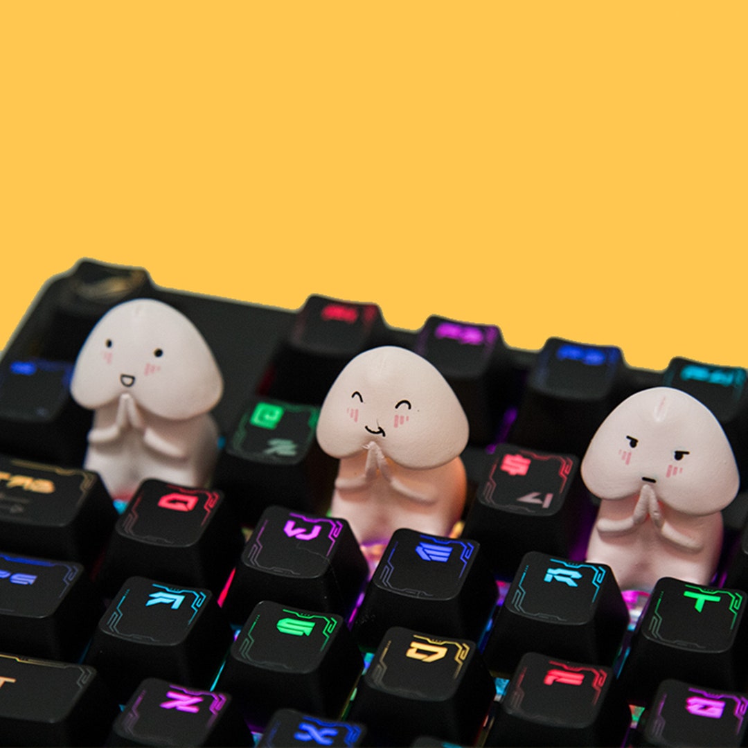 Handmade Novelty R4/ESC 1u Artisan Resin Keycap Multiple Expression