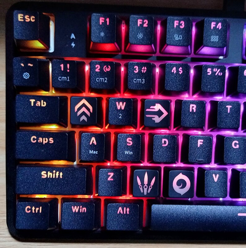 Valorant Agent Ability Keycaps Set Laser Etching Backlit Etsy Singapore