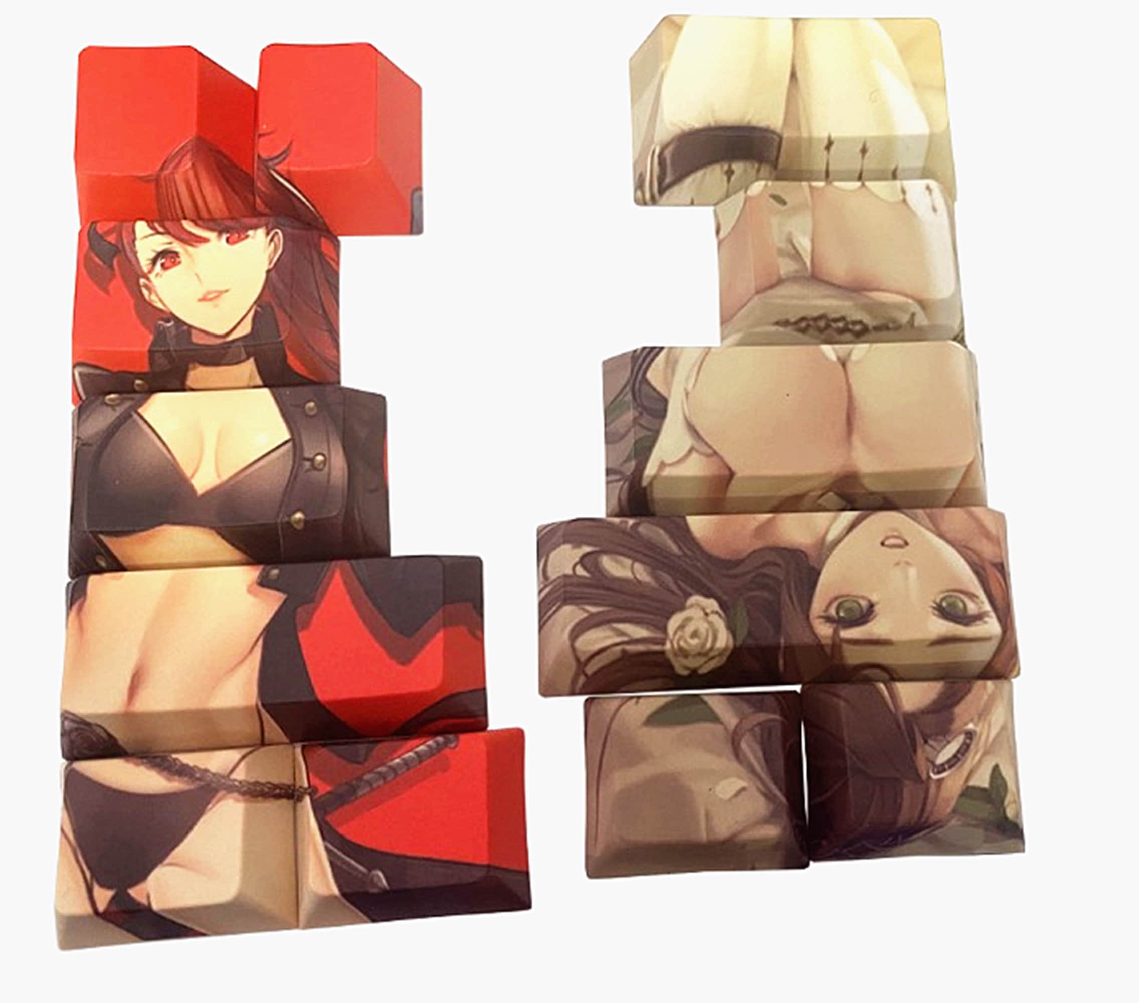 1314 Stück Custom Keycaps Dye-Sub PBT Cute Keycap Anime Major Character  Theme Puzzles Keys für alle MX Mechanische Gaming Keyboard - Etsy.de