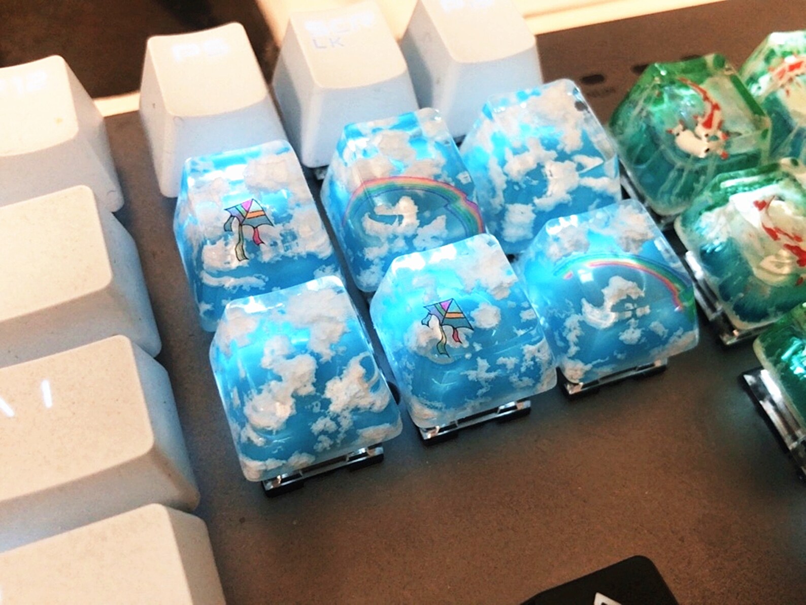 Novelty Resin Artisan Keycaps Backlit Translucent Keycap for Etsy