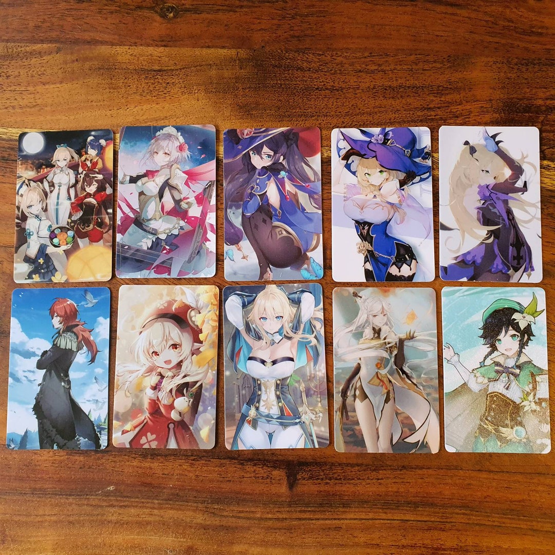 Genshin Impact Pack De 10 Cartas Lote Aleatorio - Etsy España