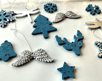 holiday decor, christmas ornaments, handmade ornaments, unique gifts