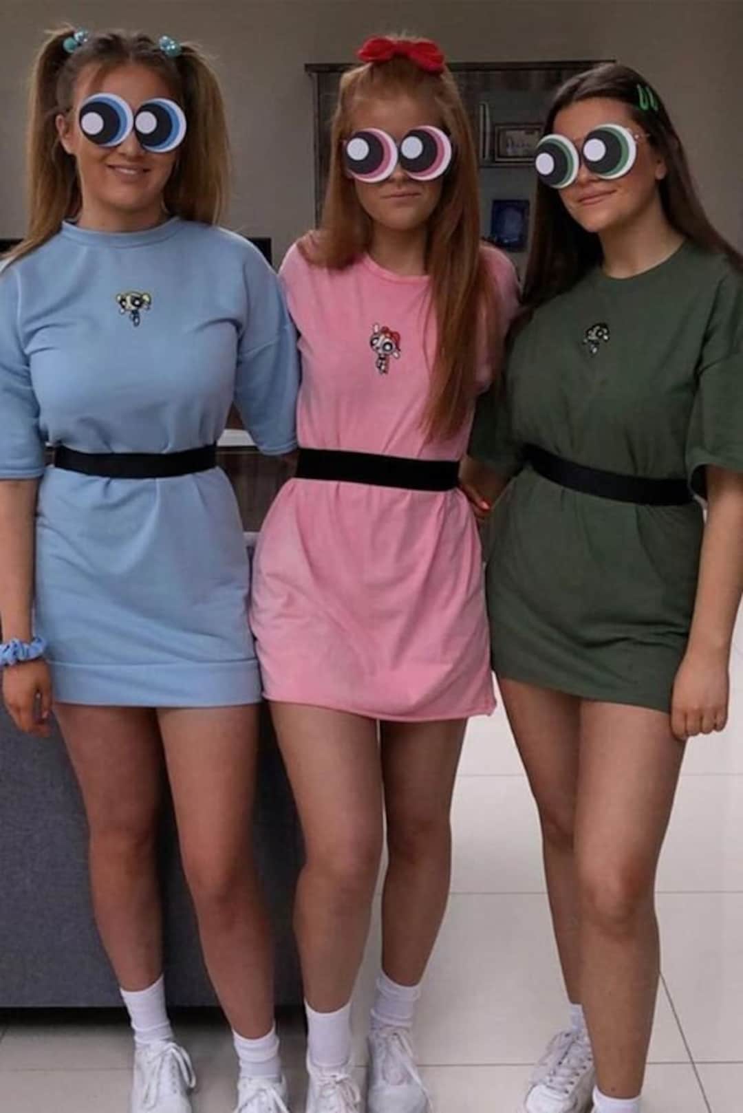 Group Halloween Costumes, Bubbles Powerpuff Girls Halloween Costume