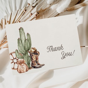 Wild West Birthday Favor Tags Template - Personalized Cowboy Theme Gift Tags - Western Party Favor - Rodeo Label - Editable Instant Download