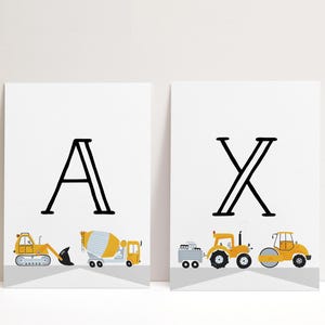 Baustellen Geburtstagsbanner: Bearbeitbares DIY-Geburtstagsbanner (Digitaler Download)