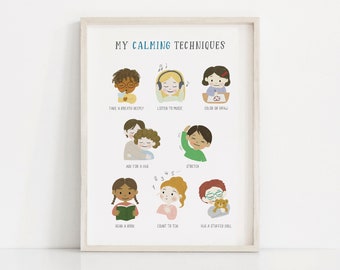 School Calming Table Printable