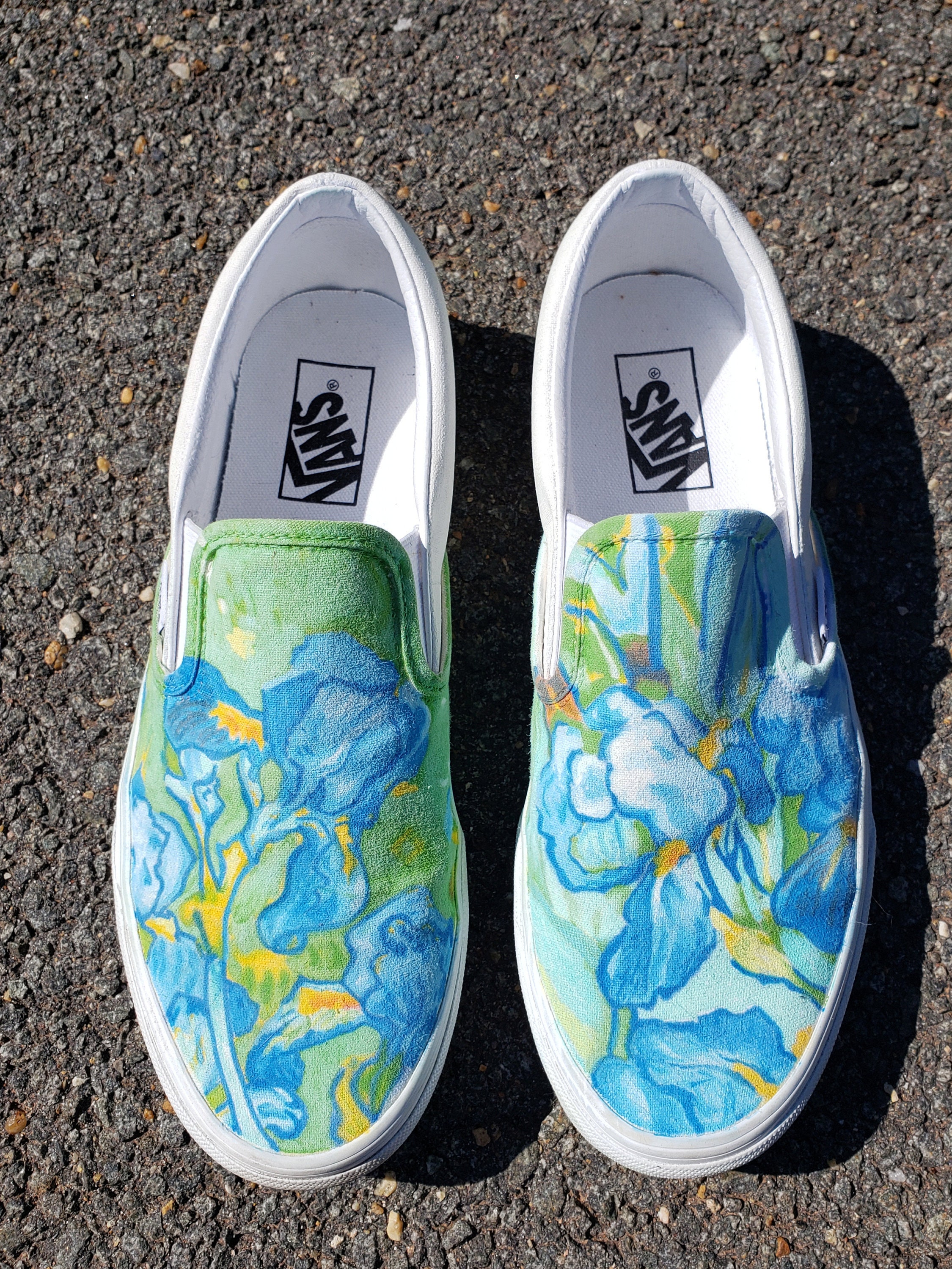 starry night custom vans