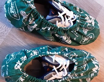 New York Jets bowling shoe covers design