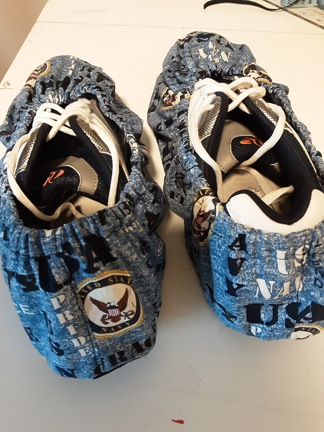 US Navy Design Bowling Shoe Covers Etsy