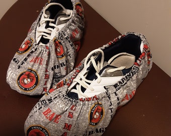 US Marine design bowling shoe covers