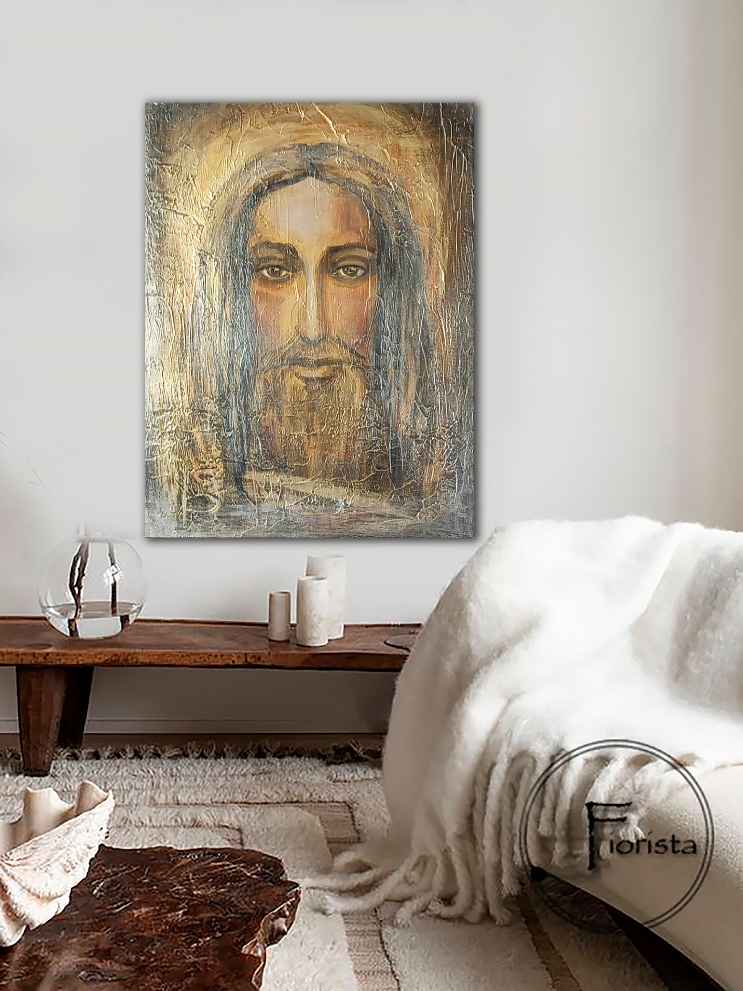 Christ Art Religious Art Christian Wall Art Spiritual Wall | Etsy