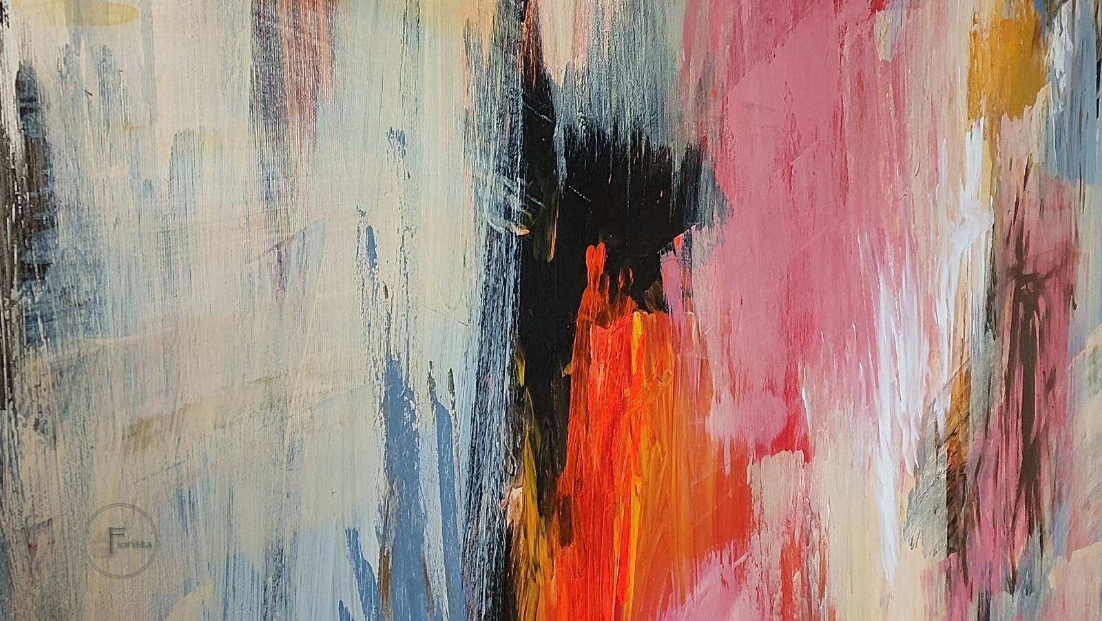 アクリル画　抽象画abstract art 新品　現代アート　大型 49インチ×49インチの大型モダン抽象画、カラフルなキャンバス絵画