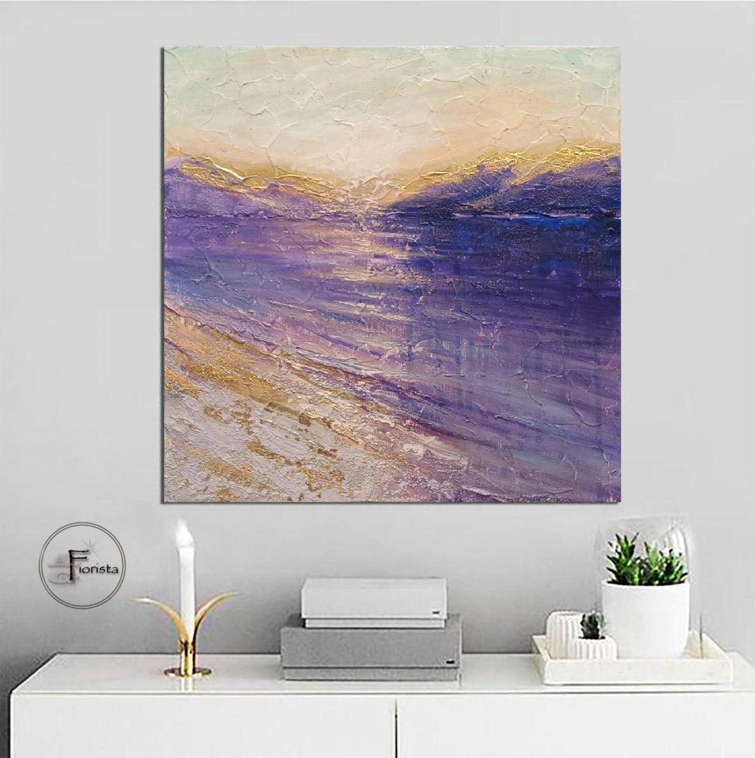Abstract Landscape Oil Painting on Canvas Wall Art Large Original ...
