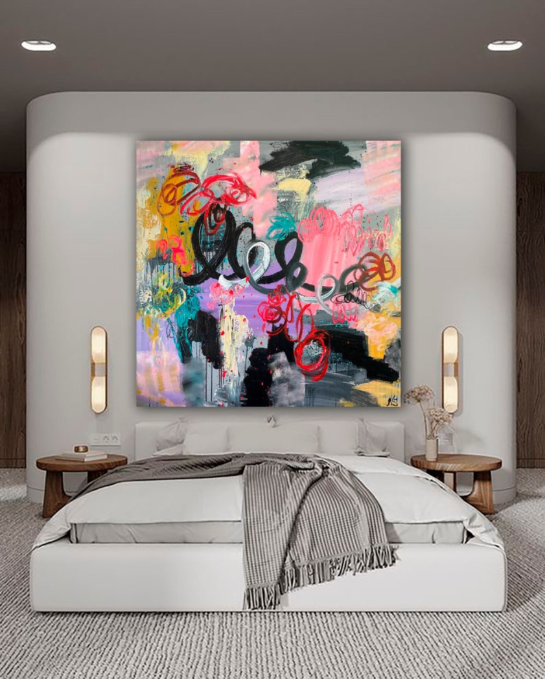 Large Modern Abstract Colorful Paintings On Canvas Acrylic Etsy Il 794xN.4016769925 7j9c