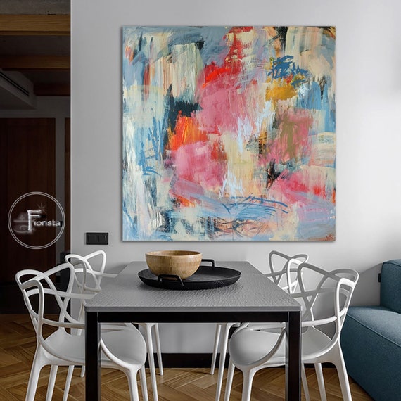 アクリル画　抽象画　abstract art 新品　大型　現代アート 49