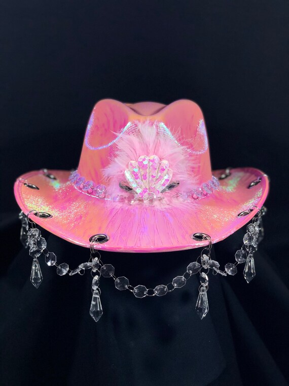 Cosmic Crystal Chandelier Cowboy Hat 