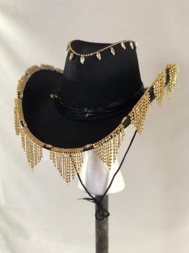 Tassel Decor Cowboy Hat