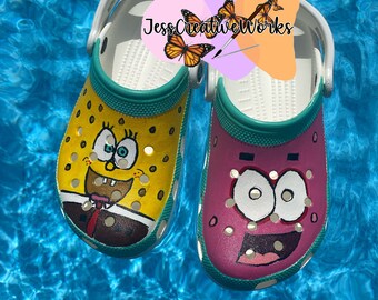 custom painted crocs