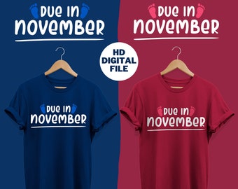 Download Art Collectibles Clip Art Png Dxf Eps Jpg Baby Boy Announcement New Baby Svg Digital Pregnancy Announcement Svg Boys Birthday Svg Kings Are Born In November