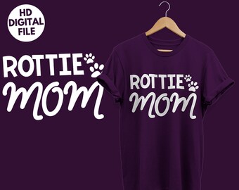 Download Rottweiler Mom Svg Etsy