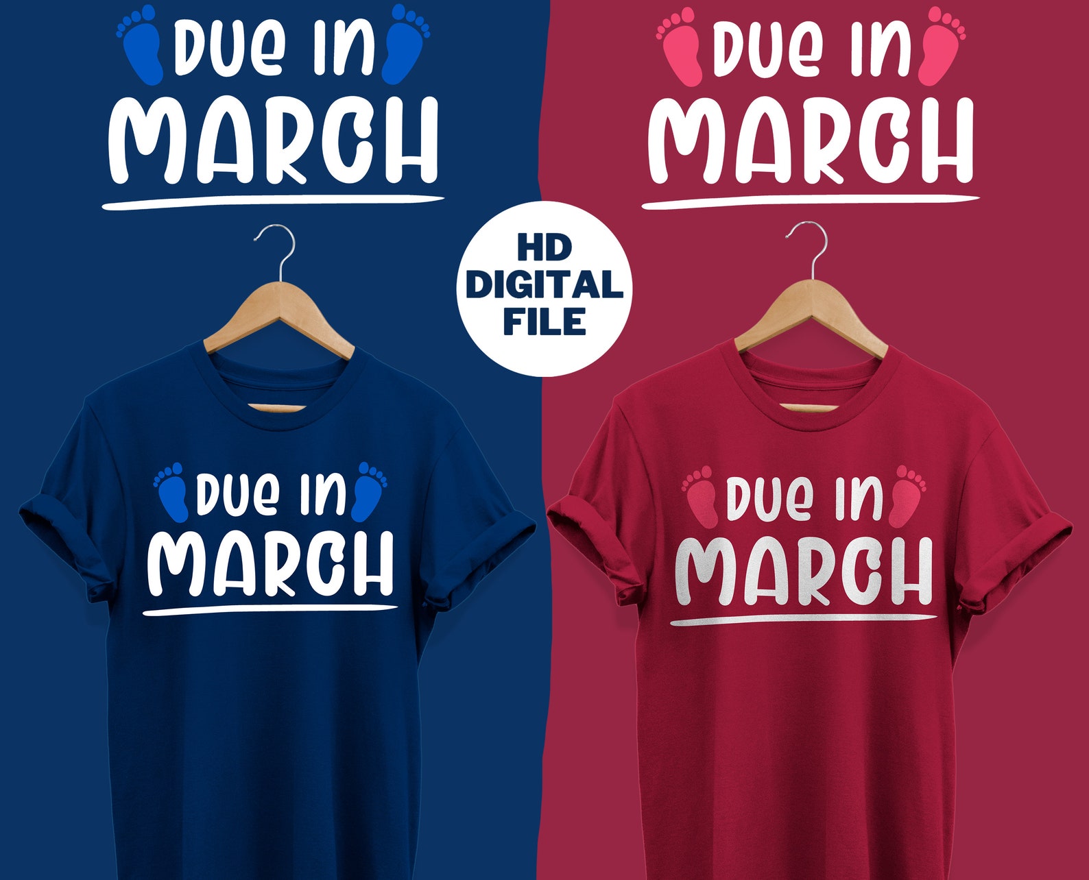 due in march maternity shirt
