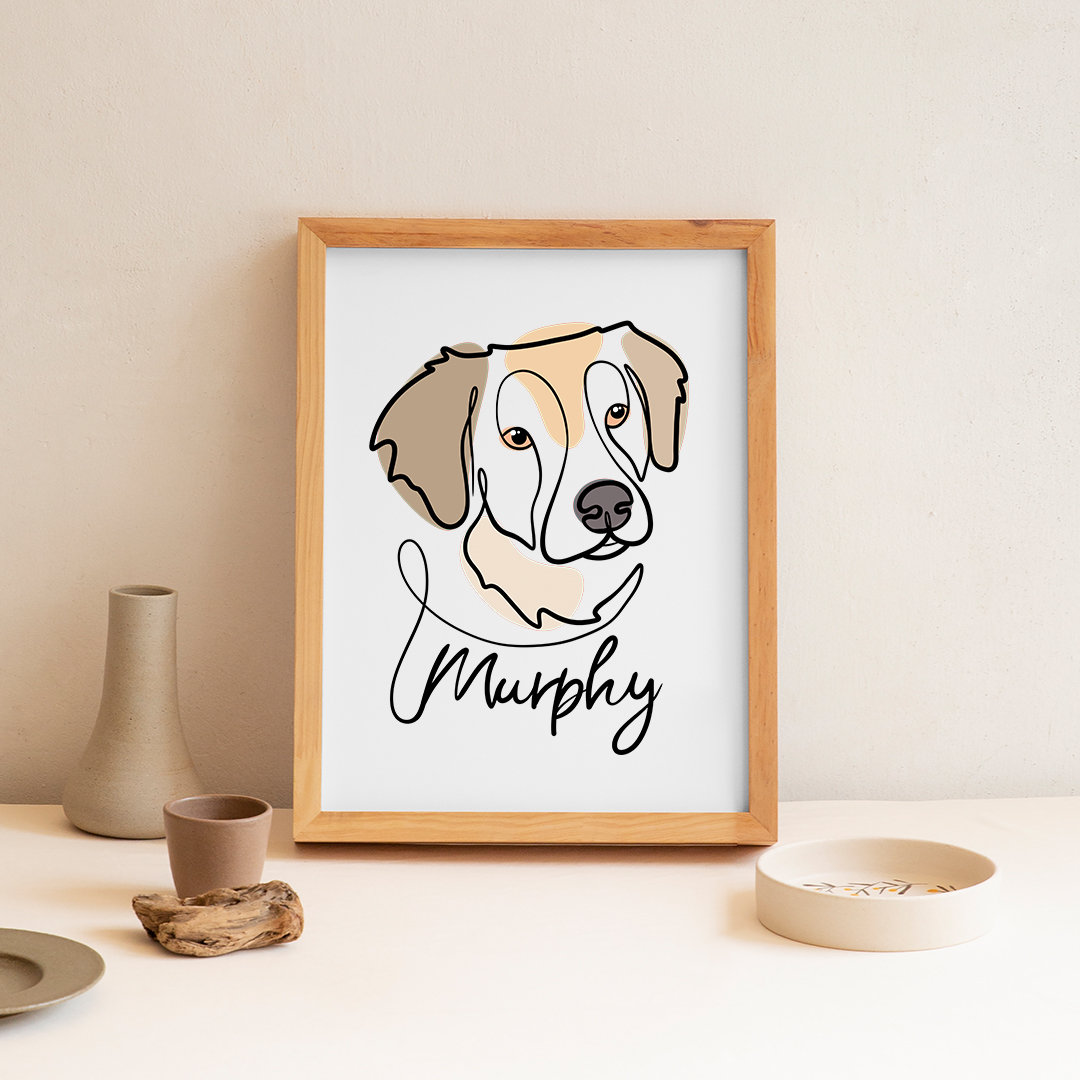 Custom Pet + Quote Illustrations: Personalized Sketchbook Art by