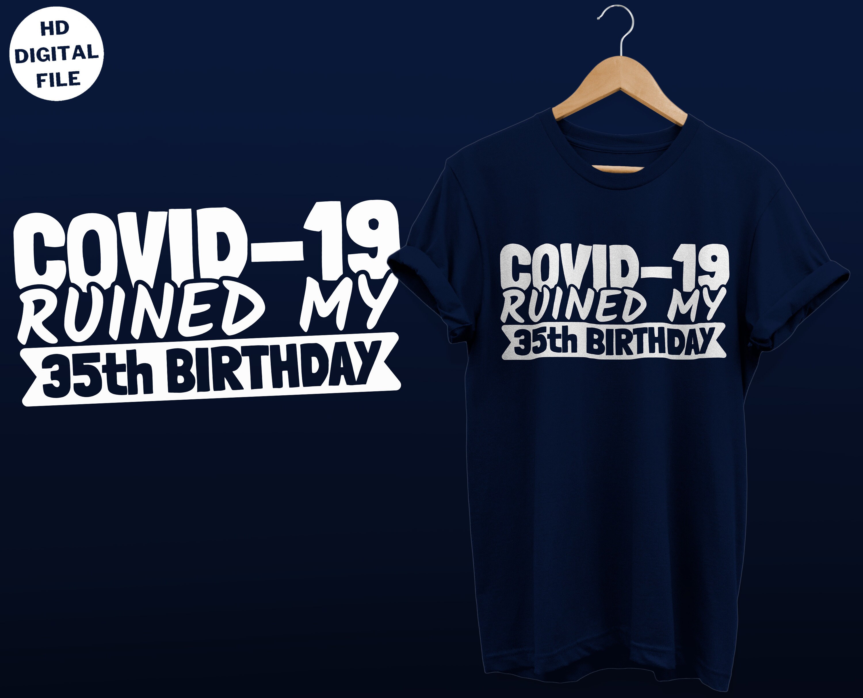 Download 35th Funny Birthday Ruined Gift Idea/ SVG Files For Cut | Etsy