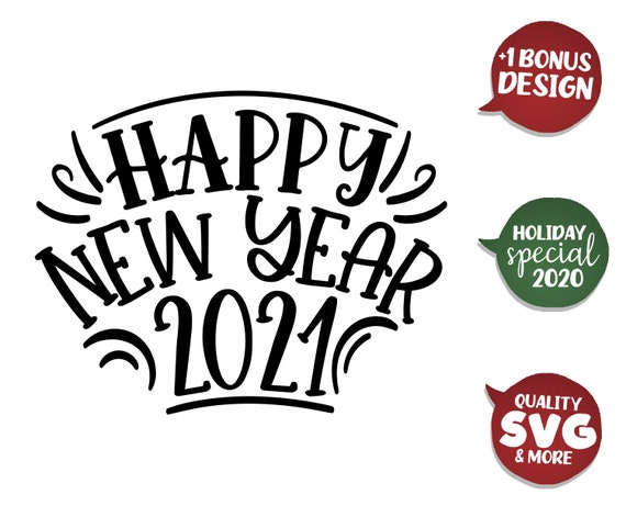 Download Happy New Year 2021 Winter Svg Santa Svg Holiday Merry Etsy