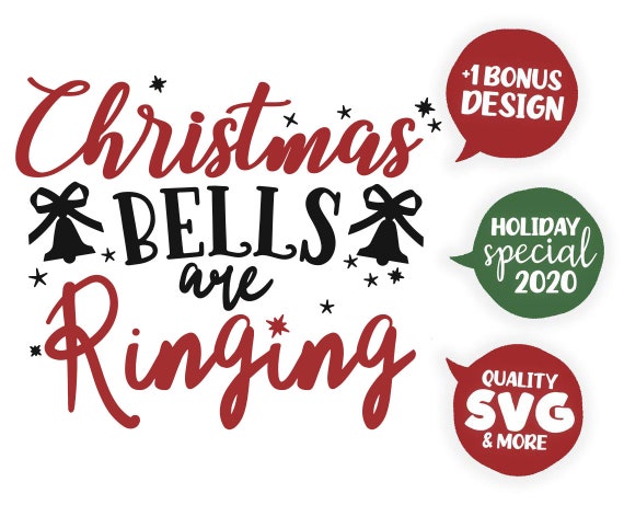 Download Christmas Bells Are Rigning Winter Svg Santa Svg Holiday Etsy