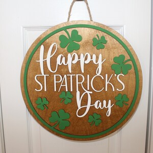 3D Wood Round Door Hanger | Wood Round Door Hanger | Personalized Wood Sign | Wood Round | Front Door Decor | Porch Decor | Porch Sign